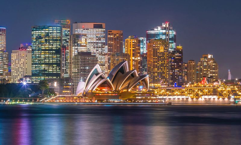 Sydney Opera House and harbour — study in Australia